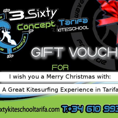 Gift Voucher kitesurfing lessons in Tarifa