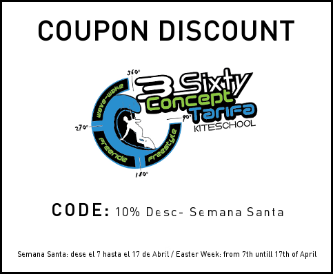 Coupon Semana Santa curso de kitesurf 